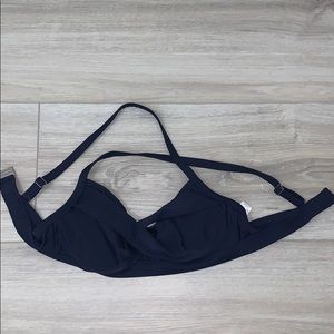 Navy Athleta bikini top